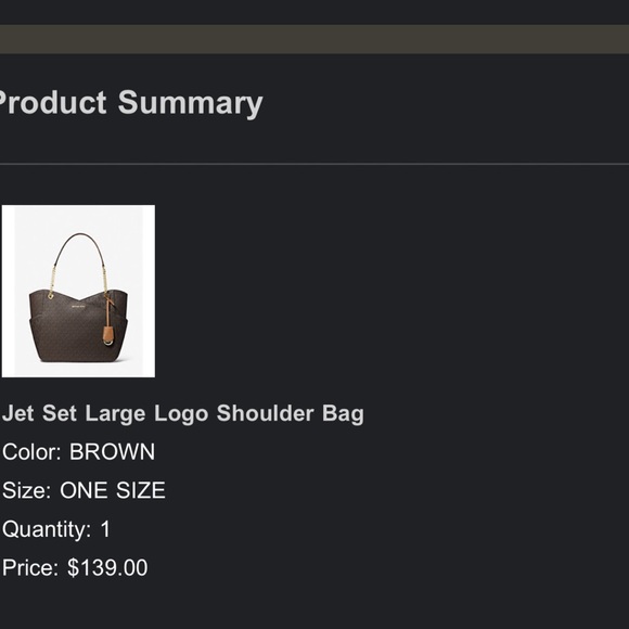 Brown Micheal Kors purse and wallet set - Picture 5 of 5